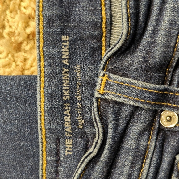 AG-ED Denim The Farrah Skinny Ankle High Rise Jeans Sz 28R - Picture 4 of 14